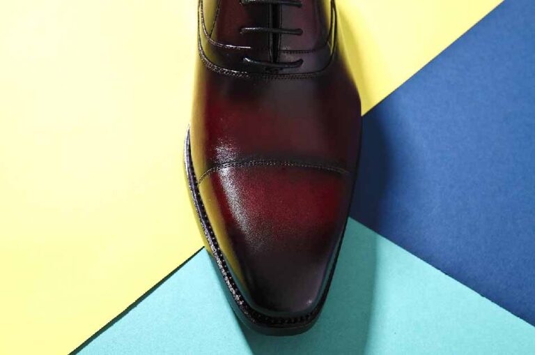 Brown oxford shoes