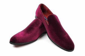 velvet loafers